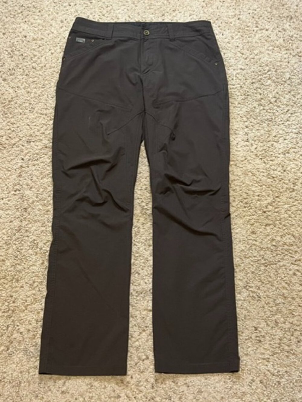 Kuhl Brown Silencr Ripstop Articulated Lightweight Hiking Pants Size 32X32 EUC
